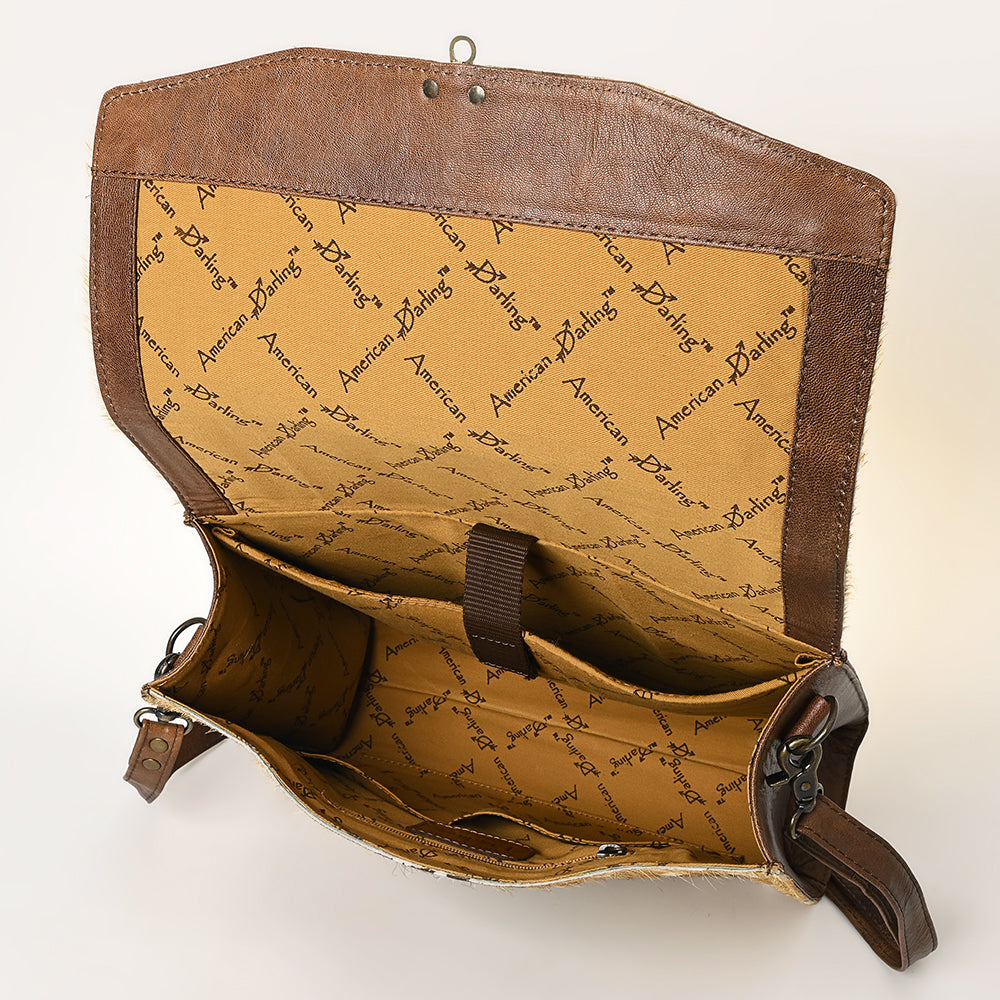 American Darling ADBG1421 Cross Body I Hair-On Genuine Leather Women Bag Western Handbag Purse