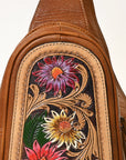 American Darling Cross Body Hand Tooled Genuine Leather women bag western handbag purse