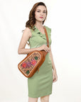 American Darling Cross Body Hand Tooled Genuine Leather women bag western handbag purse