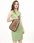 American Darling Cross Body Hand Tooled Genuine Leather women bag western handbag purse