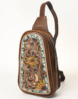 American Darling Cross Body Hand Tooled Genuine Leather women bag western handbag purse