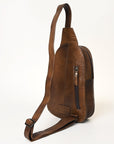 American Darling Cross Body Hand Tooled Genuine Leather women bag western handbag purse