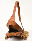 American Darling Cross Body Hand Tooled Genuine Leather women bag western handbag purse