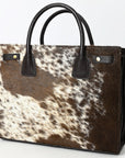 Hair-On Genuine Leather women bag western handbag purse