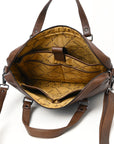 American Darling Briefcase Genuine Leather Women Bag Western Handbag Purse