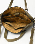 American Darling Briefcase Genuine Leather Women Bag Western Handbag Purse