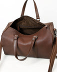 American Darling Duffel Full Grain Genuine Leather Western Women Bag | Handbag Duffle Weekend Travel Bags for