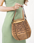 ADBGZ804 American Darling TOTE Hand Tooled Genuine Leather women bag western handbag purse