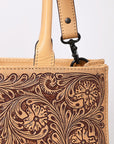 American Darling ADBGZ805 Hand Tooled Genuine Leather women bag western handbag purse