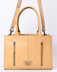 American Darling ADBGZ805 Hand Tooled Genuine Leather women bag western handbag purse