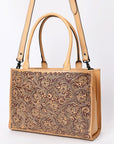 American Darling ADBGZ805 Hand Tooled Genuine Leather women bag western handbag purse