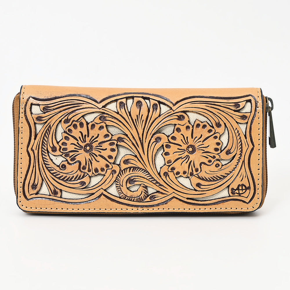 American Darling Wallet Hand Tooled Genuine Leather women bag western handbag purse