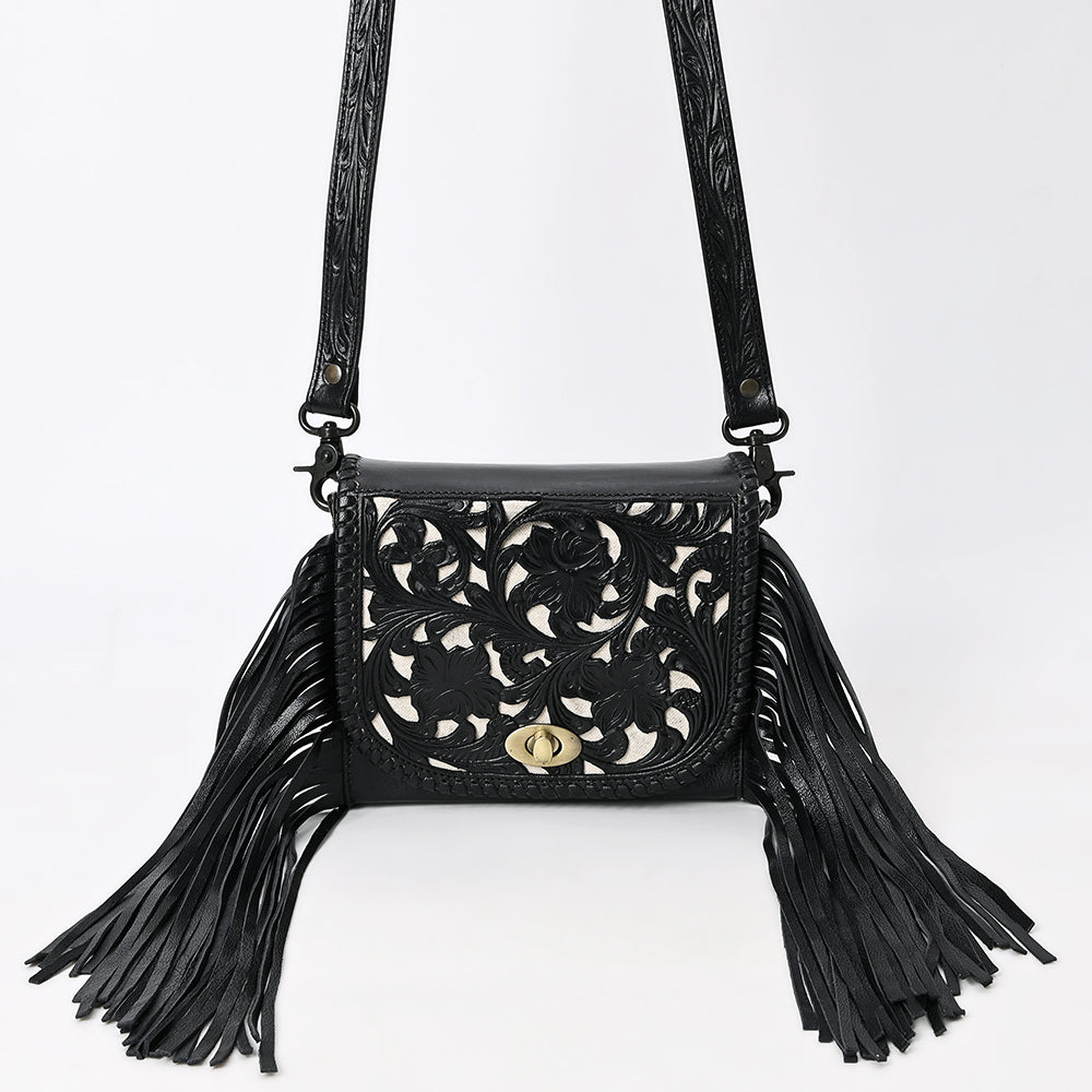 American Darling SMALL CROSSBODY Hand Tooled Genuine Leather women bag western handbag purse