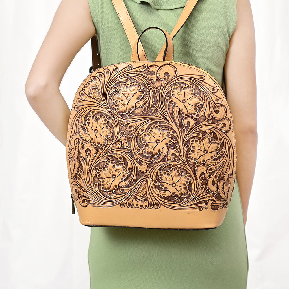 ADBGZ813 American Darling BACKPACK Hand Tooled Genuine Leather women bag western handbag purse