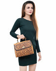 ADBGZ815 American Darling TOTE Hand Tooled Genuine Leather women bag western handbag purse