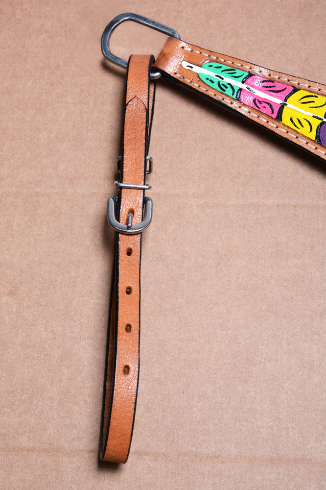 HILASON W. H. Genuine Leather Breast Collar Tan – Hilason