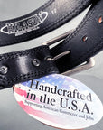 HILASON Western Heavy Duty Genuine Leather Mens Belt Black