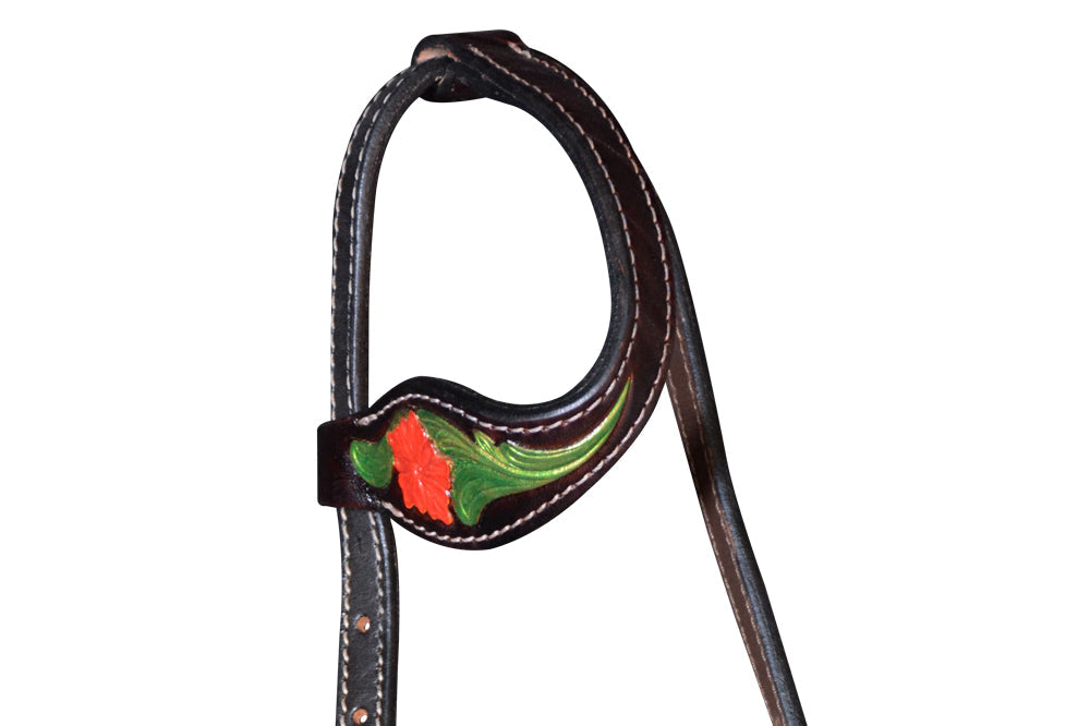 COMFYTACK Western Horse Headstall Breast Collar Tack Genuine American Leather