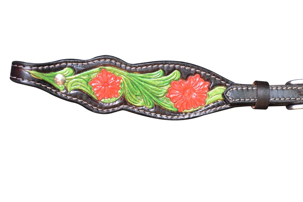 COMFYTACK Western Horse Headstall Breast Collar Tack Genuine American Leather