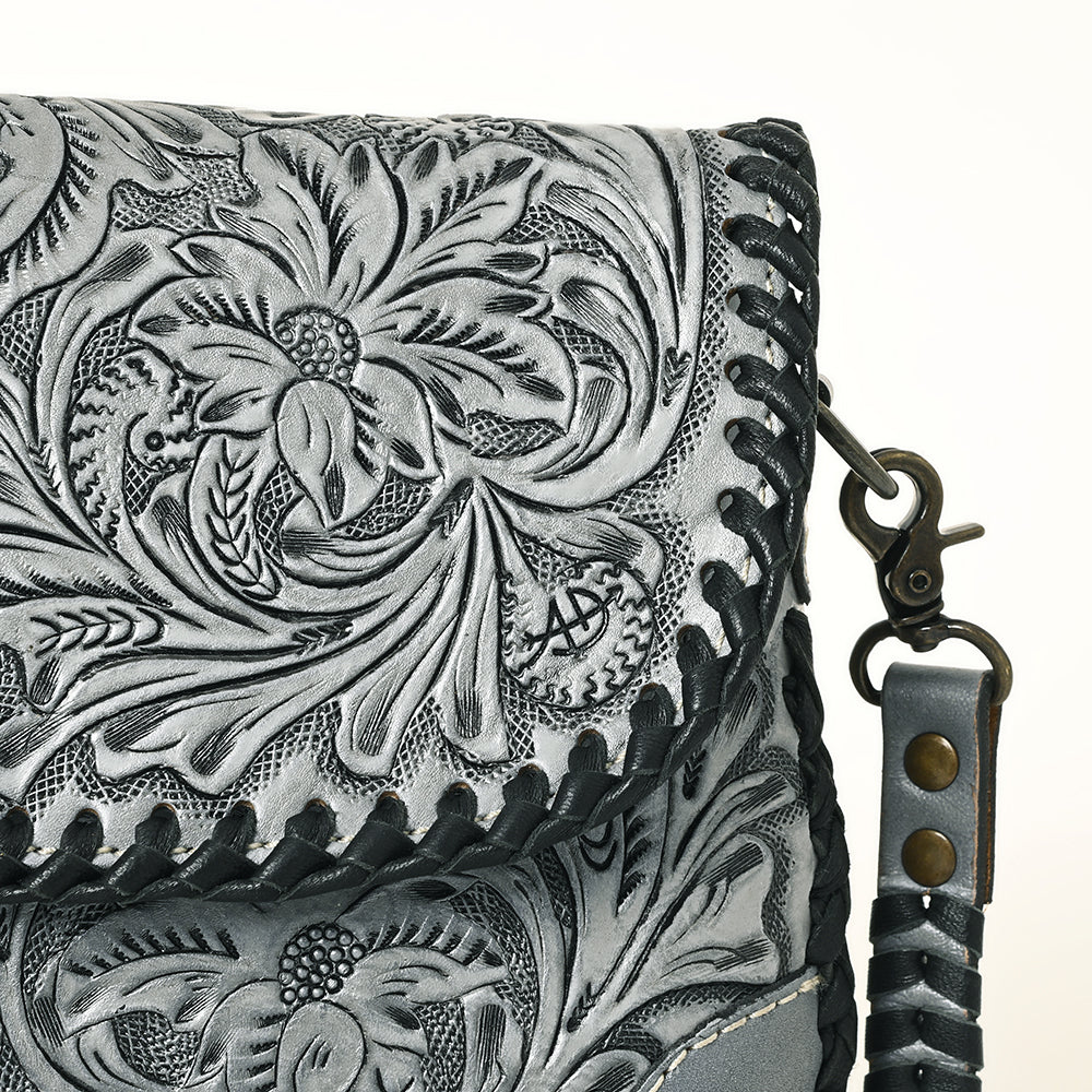 American Darling Small Crossbody Hand Tooled Genuine Leather women bag western handbag purse