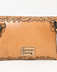 American Darling Envelope Hand Tooled Genuine Leather women bag western handbag purse