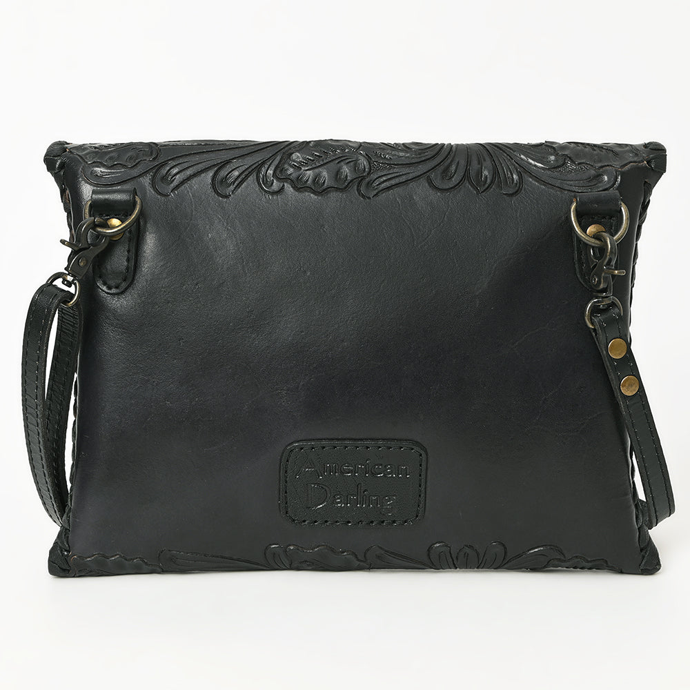 American Darling Envelope Hand Tooled Genuine Leather women bag western handbag purse