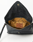 American Darling Envelope Hand Tooled Genuine Leather women bag western handbag purse