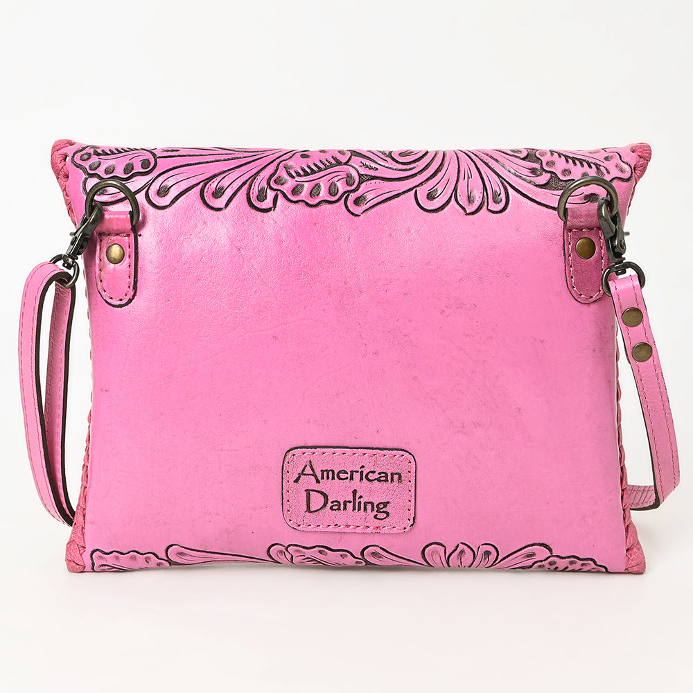 American Darling Envelope Hand Tooled Genuine Leather women bag western handbag purse