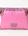 American Darling Envelope Hand Tooled Genuine Leather women bag western handbag purse