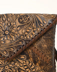 American Darling Envelope Hand Tooled Genuine Leather women bag western handbag purse