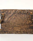 American Darling Envelope Hand Tooled Genuine Leather women bag western handbag purse