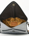 American Darling Envelope Hand Tooled Genuine Leather women bag western handbag purse