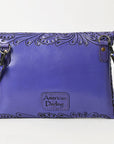 American Darling Envelope Hand Tooled Genuine Leather women bag western handbag purse
