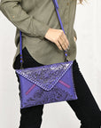 American Darling Envelope Hand Tooled Genuine Leather women bag western handbag purse