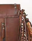 American Darling Saddle Blanket Genuine Leather Women Bag Western Handbag Purse