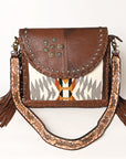 American Darling Saddle Blanket Genuine Leather Women Bag Western Handbag Purse
