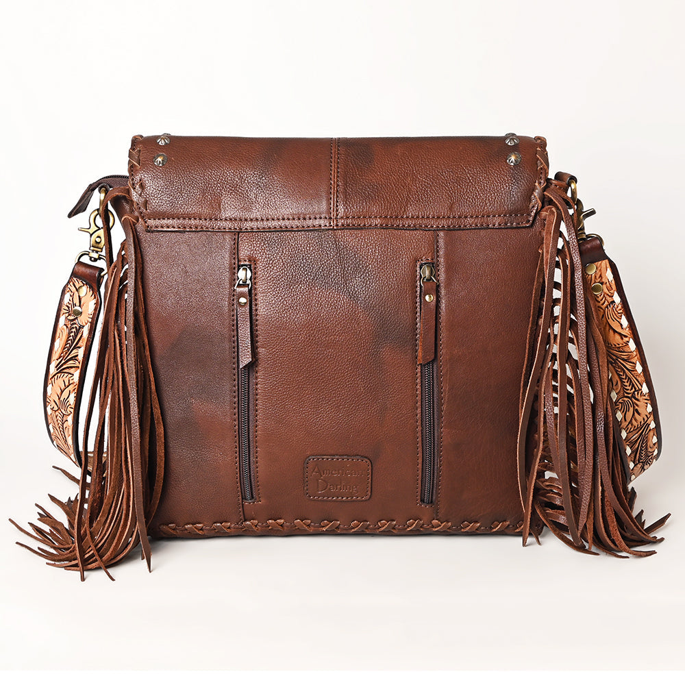 American Darling Saddle Blanket Genuine Leather Women Bag Western Handbag Purse