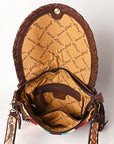 American Darling Saddle Blanket Genuine Leather Women Bag Western Handbag Purse