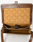 American Darling ADBG1430 Cross Body Crocodile Embossed Genuine Leather women bag western handbag purse