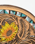 American Darling Hand Tooled Genuine Leather women bag western handbag purse