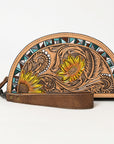 American Darling Hand Tooled Genuine Leather women bag western handbag purse