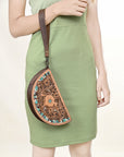 American Darling Hand Tooled Genuine Leather women bag western handbag purse