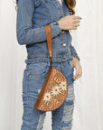 American Darling Hand Tooled Genuine Leather women bag western handbag purse