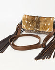 American Darling ADBG1434 Cross Body Hair On Genuine Leather women bag western handbag purse
