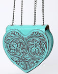 American Darling Crossbody  Hand Tooled Genuine Leather women bag western handbag purse