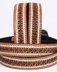 HILASON Western Genuine Leather Belt for Men Women Cowboy Cowgirl Handmade Unisex Full Grain Heavy Duty Engraved Buckle Belt