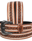 HILASON Western Genuine Leather Belt for Men Women Cowboy Cowgirl Handmade Unisex Full Grain Heavy Duty Engraved Buckle Belt
