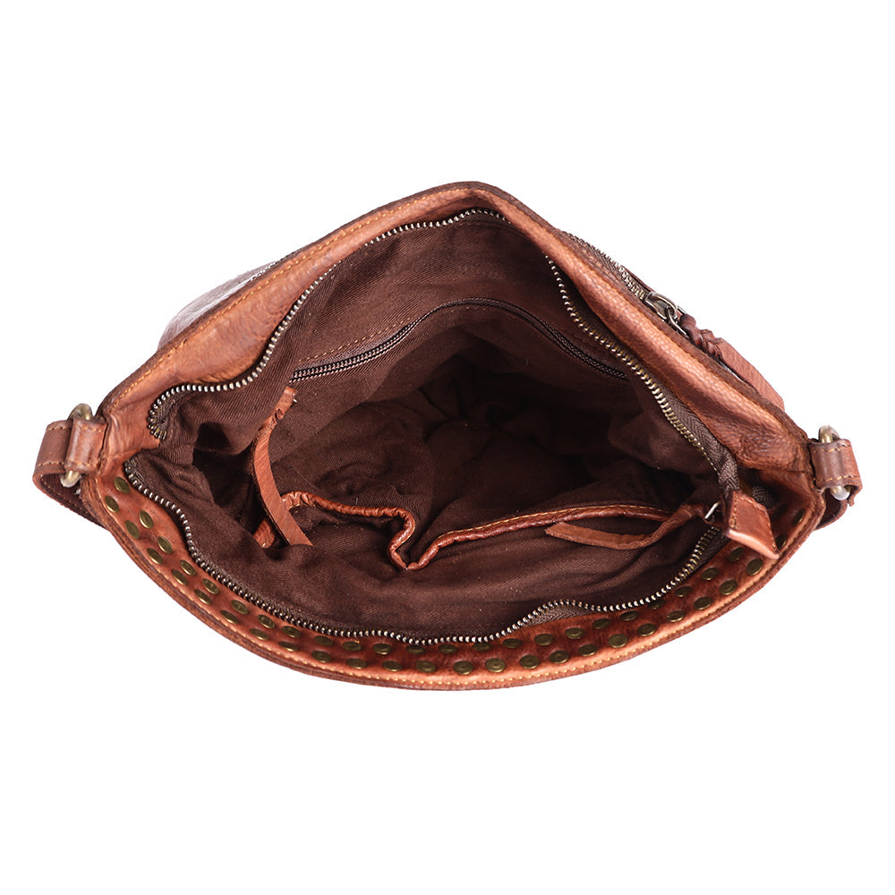 Never Mind Nmbgm172C Cross Body I Vintage Handmade Genuine Cowhide Leather Women Bag Western Handbag Purse