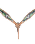 HILASON Western Horse Leather Headstall & Breast Collar Set Camo