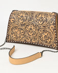 American Darling Adbgz823 Small Crossbody Hand Tooled Genuine Leather Women Bag Western Handbag Purse